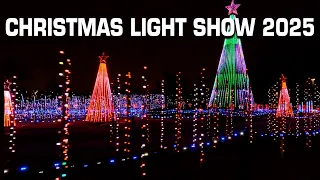 Amazing Christmas Light Show 2025 with Top Christmas Songs 🎄 Christmas Lights ❄️ Christmas Ambience