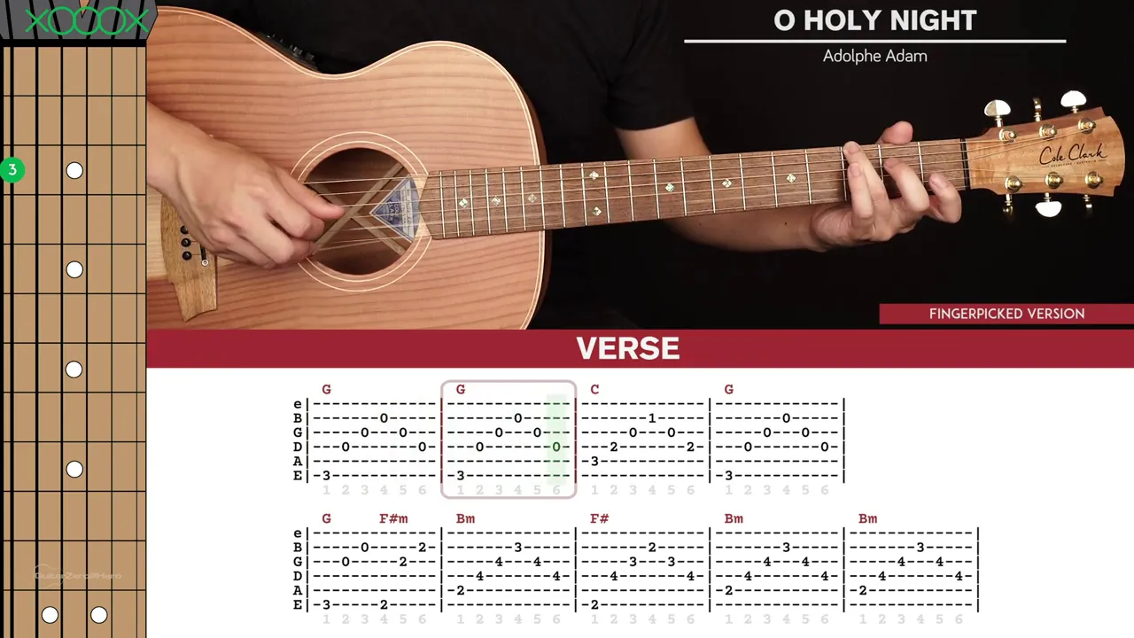 O Holy Night Guitar Cover πΈ|Christmas Tabs + Chords| O Holy Night Guitar Cover πΈ|Christmas Tabs + Chords|