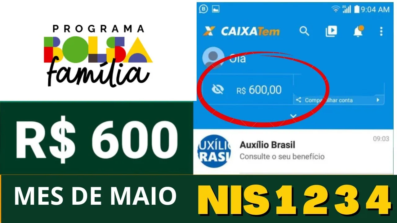 PAGAMENTO BOLSA FAMÍLIA MÊS DE MAIO PARA NIS 1 2 3 NESSA SEMANA LIBERADO NO Caixa Tem
