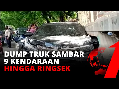 Diduga Rem Blong, Dump Truk Tabrak 9 Kendaraan Hingga Ringsek | tvOne