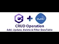Insert Delete Update and Filter Records CRUD Operation Using C and MySQL