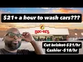is Buc-ees really paying 21 a hour to wash cars