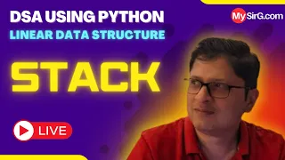 Stack DSA using Python MySirG