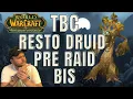 WoW Classic TBC - Resto Druid Pre Raid BIS