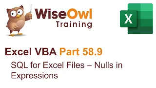 Excel VBA Introduction Part 58 9 - SQL for Excel Files