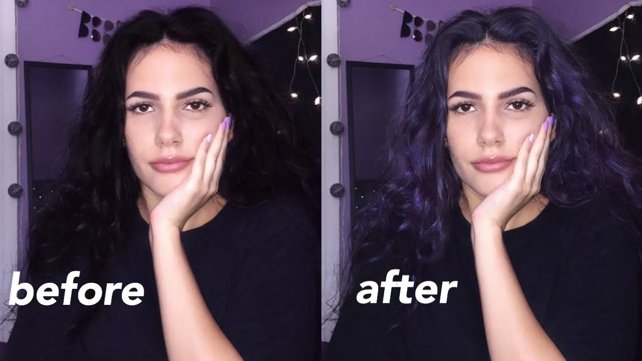 Dyeing my hair PURPLE with LOREAL COLORISTA