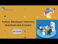 Python Developer Interview Questions and Answers iCert Global