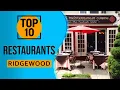 Top 10 Best Restaurants in Ridgewood New Jersey