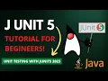 Java Unit Testing with JUnit5 Tutorial For Beginners 2023 How to Create Use Unit Test