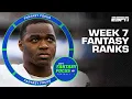 Week 7 Rankings Trade Updates Fantasy Focus