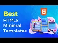 Best HTML5 Minimal Templates Simple HTML Website Templates