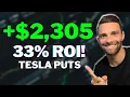 How To Make 33 Day Trading TSLA Stock Options