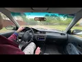 95 Civic VX Starting and Driving