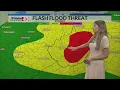 Rounds of showers and storms continue throughout the remainder of the weekend