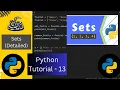 Sets in Python Python Tutorial - 13 Python Full Course