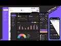 Responsive Admin Dashboard Using HTML CSS And JavaScript