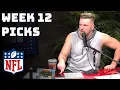 Pat McAfee s Week 12 NFL Picks