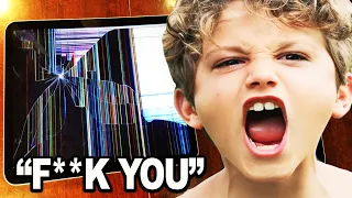 Gen Alpha Kid DESTROYS IPAD
