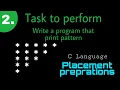 C Program to Print Star Pattern - 2 Star Pattern Programs in C