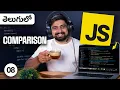 08 Comparision of datatypes in javascript Telugu