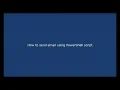How to send email using PowerShell script