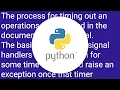 Timeout function if it takes too long to finish