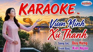 Karaoke Vươn Mình Xứ Thanh | Kim Ngân ft Duy Hưng