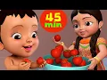 Download Lagu Aaha Tamatar Bada Mazedar and More | Hindi Rhymes for Children Collection | Infobells