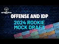 2024 Rookie Offense and IDP Fantasy Football Mock Draft 2024 IDP Fantasy Football