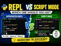 REPL vs Script Mode