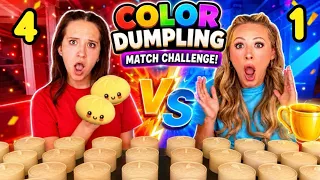 The ULTIMATE Dumpling MATCHING GAME 😱🌈 WINNER GETS MYSTERY BOX 📦 #satisfying #challenge #game #viral