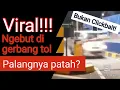 Viral! Video Mobil Ngebut di Pintu Tol Otomatis