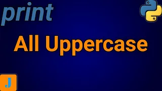 How To Print All Uppercase Letters In Python