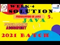 programming in java-Nptel week 4 Programming assignment 5 nptel NPTEL JAVA SOLUTION July 2021