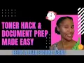 Easiest Way to Prep Loan Documents Toner Hack Everyone MUST See Loan Signing Agent