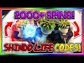 NEW SECRET CODES Shindo Life Codes 2000 SPINS