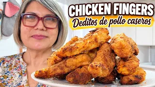 Deditos de pollo Chicken finger en Airfryer de 10 SilvanaCocina 