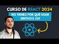 You DON T have to use JSX syntax React createElement 25 - COMPLETE REACT Course from SCRATCH
