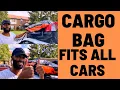 How to install rooftop cargo bag WITHOUT roof rack Fivklemnz Cargo Bag