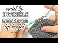 LEFT HANDED CROCHET INVISIBLE DECREASE Bella Coco Crochet