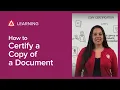 How to Certify a Copy of a Document
