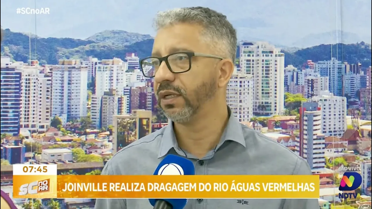 Joinville realiza dragagem do Rio Águas Vermelhas