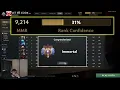 Qojqva lost 600 MMR in one calibration game even though he won