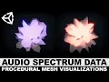 Unity3d Procedural Mesh Visualizations - Generate procedural meshes with spectrum data samples