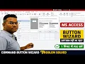 MS Access Button Wizard missing Fix the settings completely