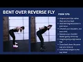 How to Perform Bent Over Reverse Flys Exercise Tutorial Form Tips