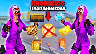 RETO: JUGAR CLASIFICATORIA pero NO PODEMOS USAR MONEDAS 😰💸🚫 FREE FIRE