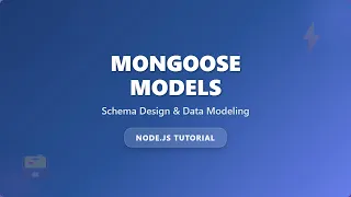 Mongoose Models Define Schemas Model Data in MongoDB with Node js