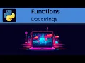 Python - Functions Docstring