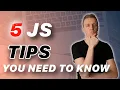 Javascript Tips and Tricks 2023 - Improve Your Code